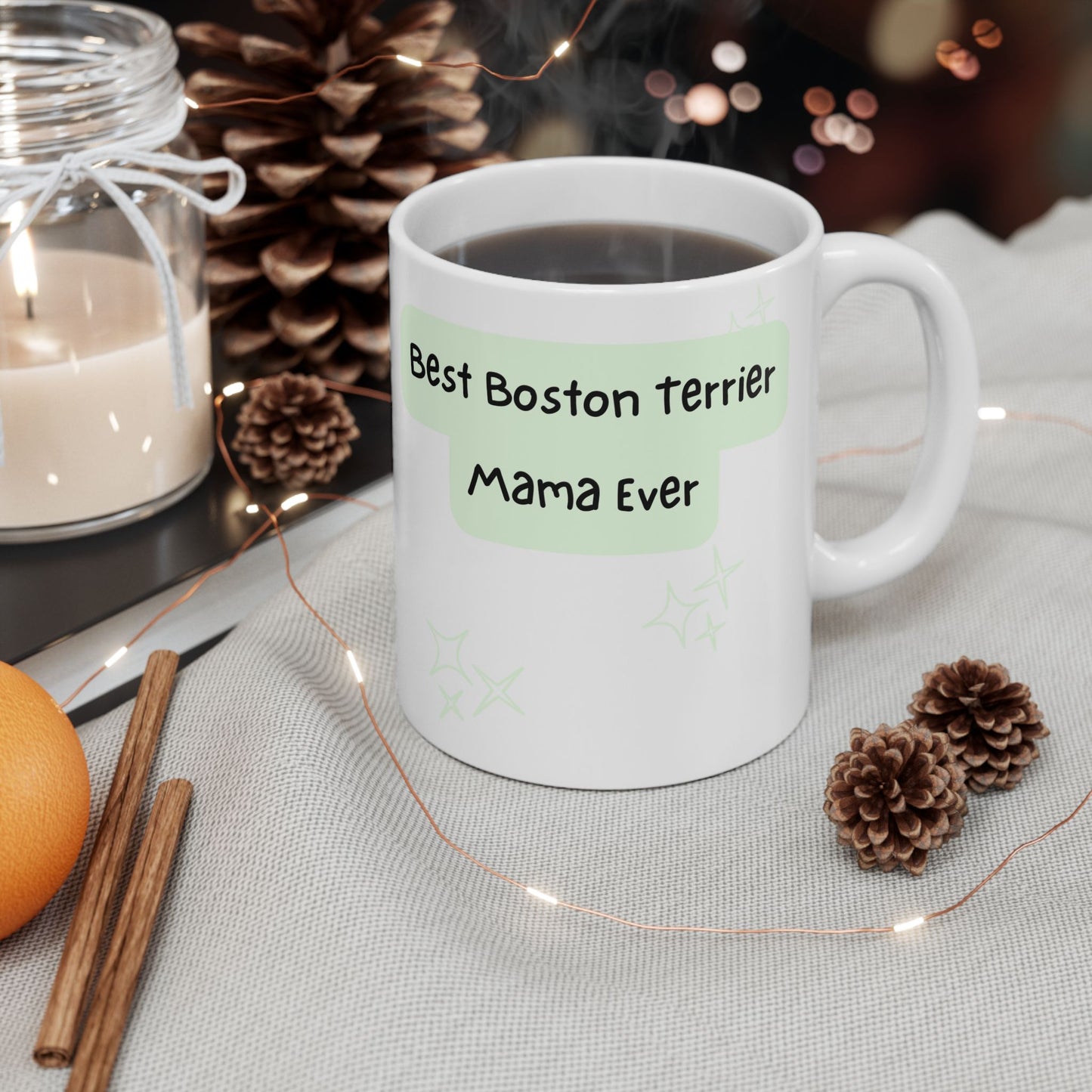 Boston Terrier Peek-a-Boo Mug | Best Boston Terrier Mama Gift