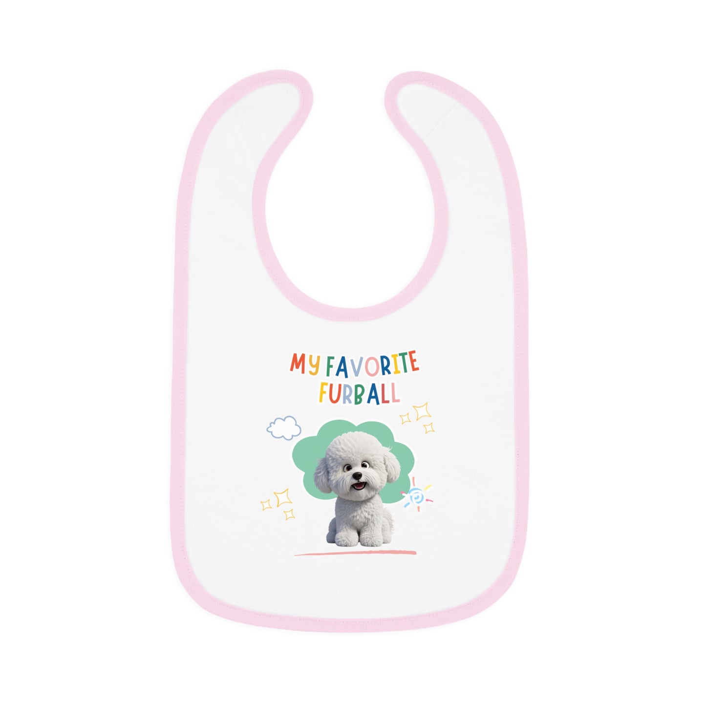 Bichon Frise Favorite Furball Baby Bib