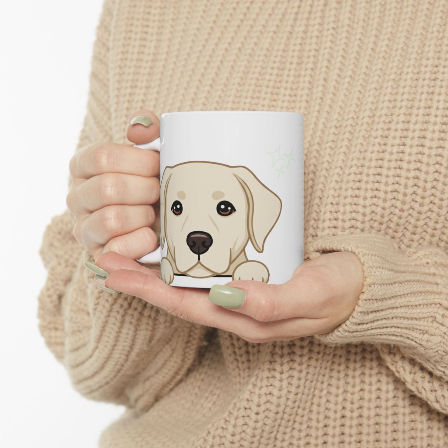 Lab Peek-a-Boo Mug | Best Labrador Retriever Daddy Gift