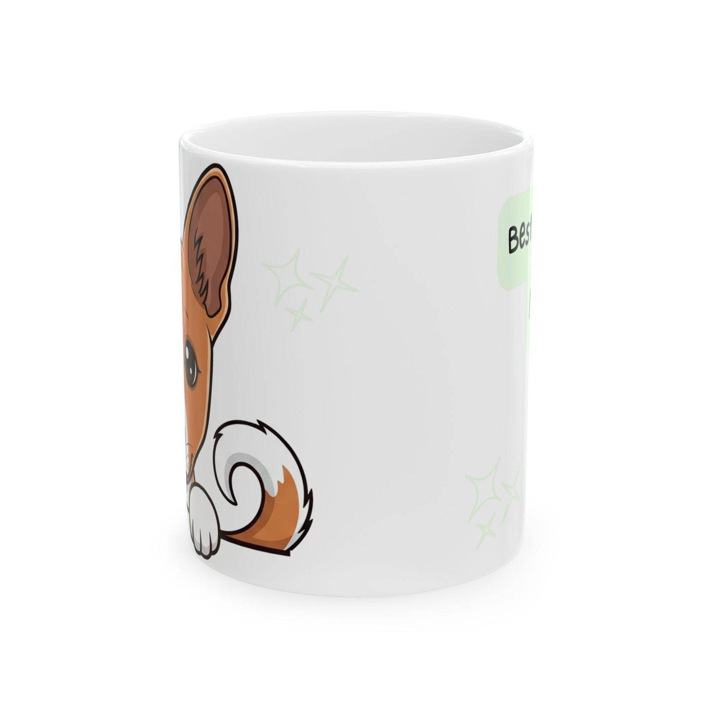 Basenji Peek-a-Boo Mug | Best Basenji Mama Gift