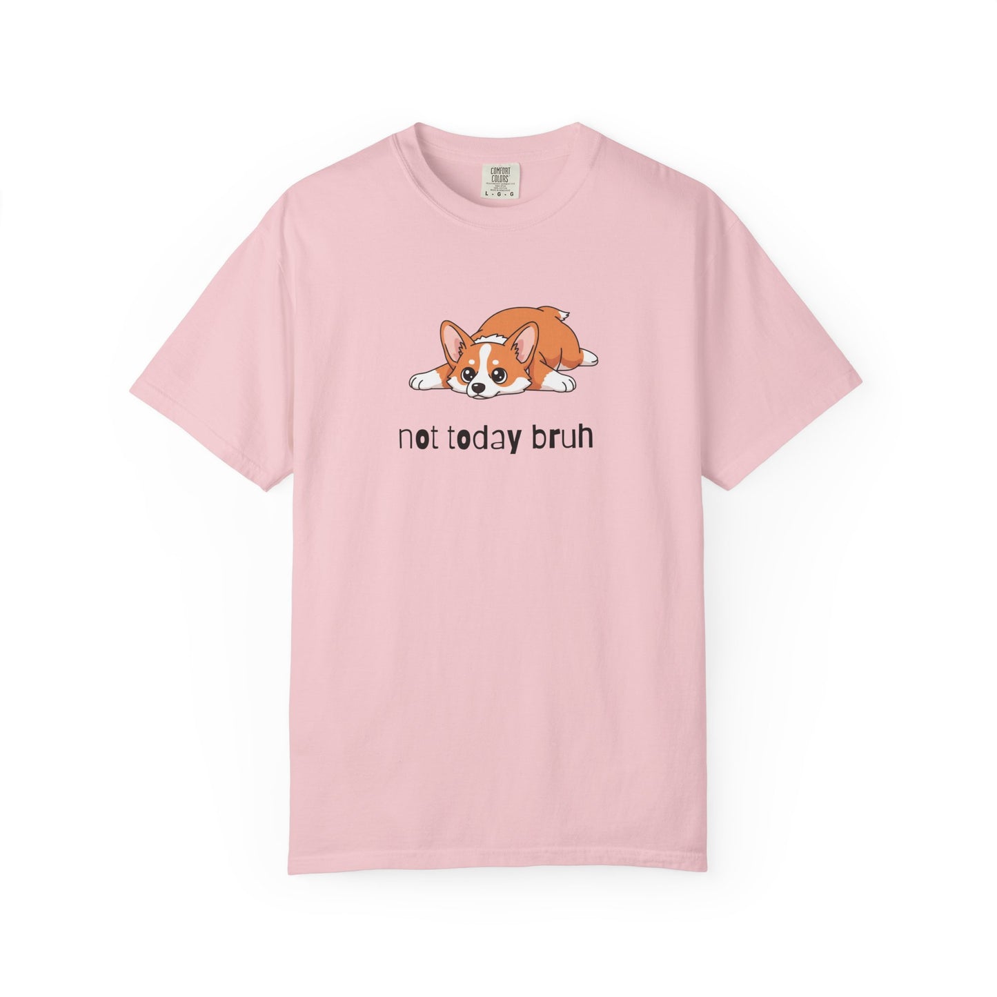 Corgi Not Today Bruh T-Shirt