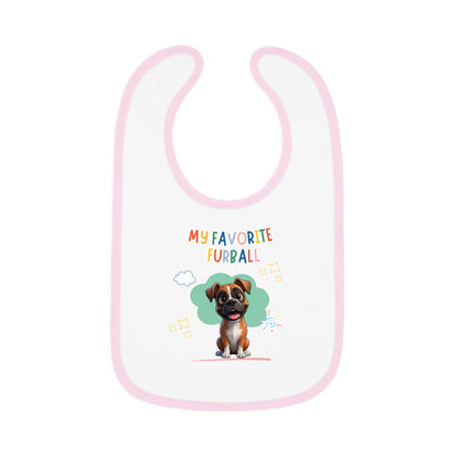Boxer Favorite Furball Baby Bib