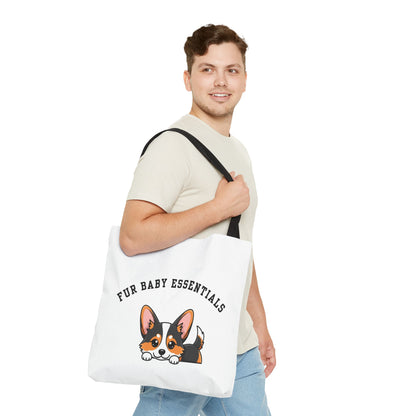 Corgi FurBaby Tote Bag