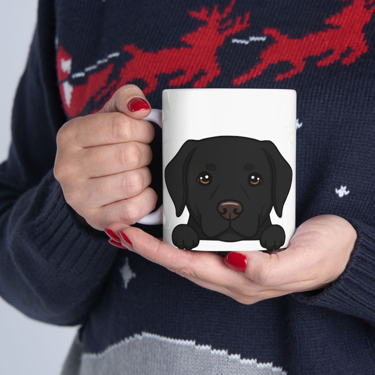 Lab Peek-a-Boo Mug | Best Labrador Retriever Mama Gift