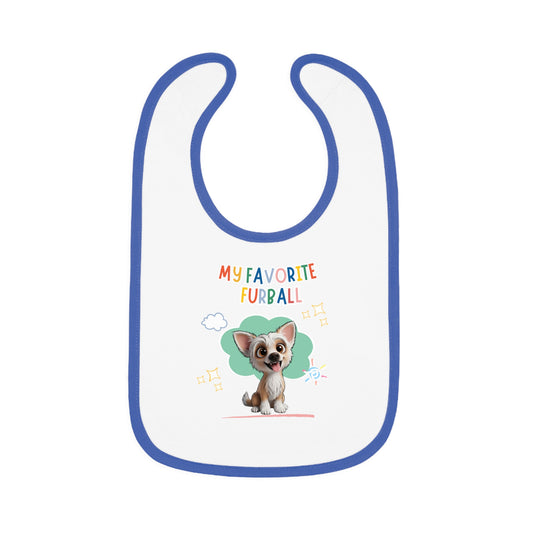 Chinese Crested Favorite Furball Baby Bib