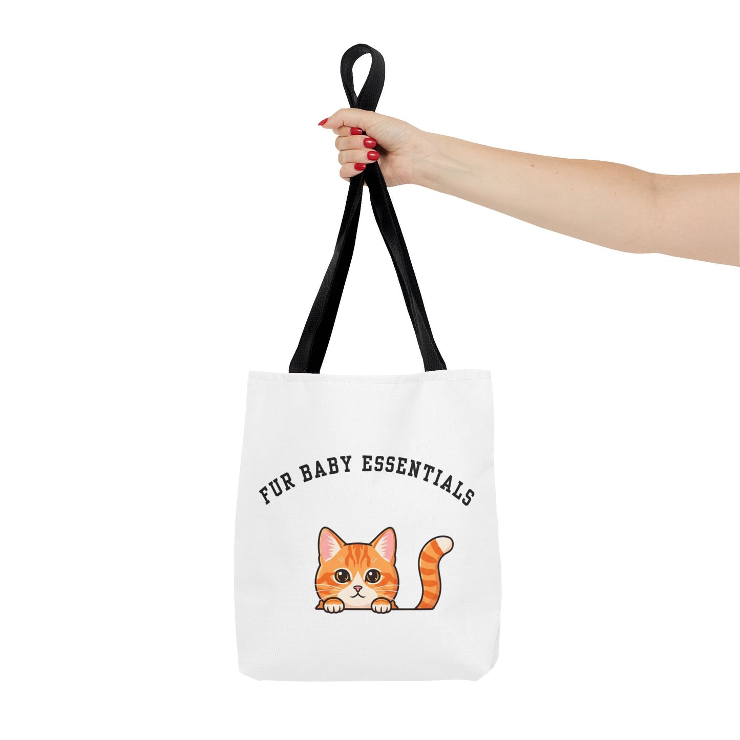 Short hair orange tabby cat FurBaby Tote Bag