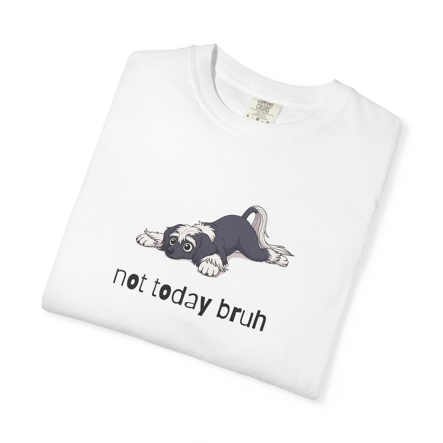Chinese Crested Not Today Bruh T-Shirt