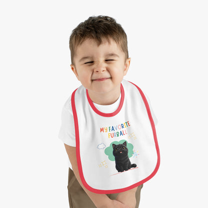 Exotic Shorthair Favorite Furball Baby Bib