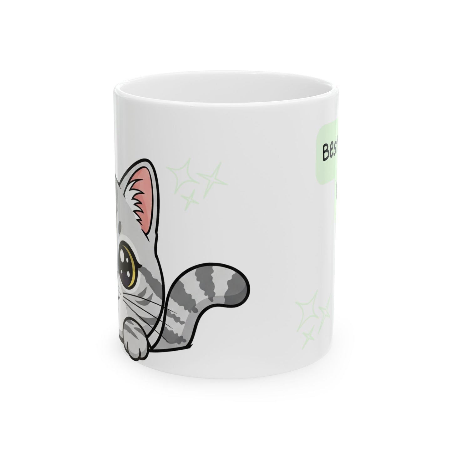 Cat Peek-a-Boo Mug | Best Cat Daddy Gift