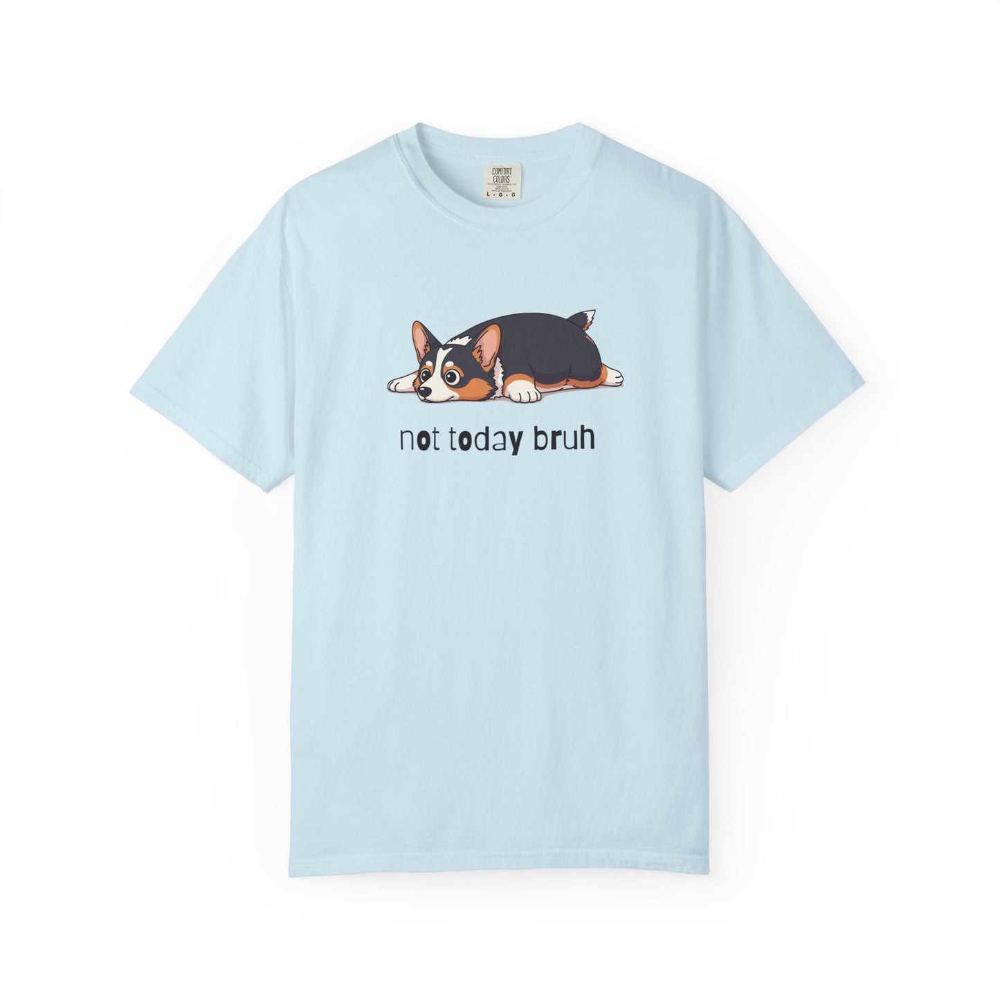Corgi Not Today Bruh T-Shirt