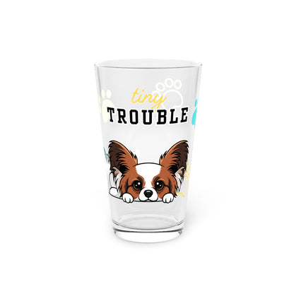 Papillon Tiny Trouble Pint Glass