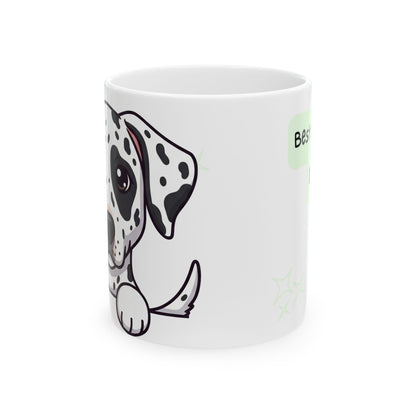 Dalmatian Peek-a-Boo Mug | Best Dalmatian Daddy Gift