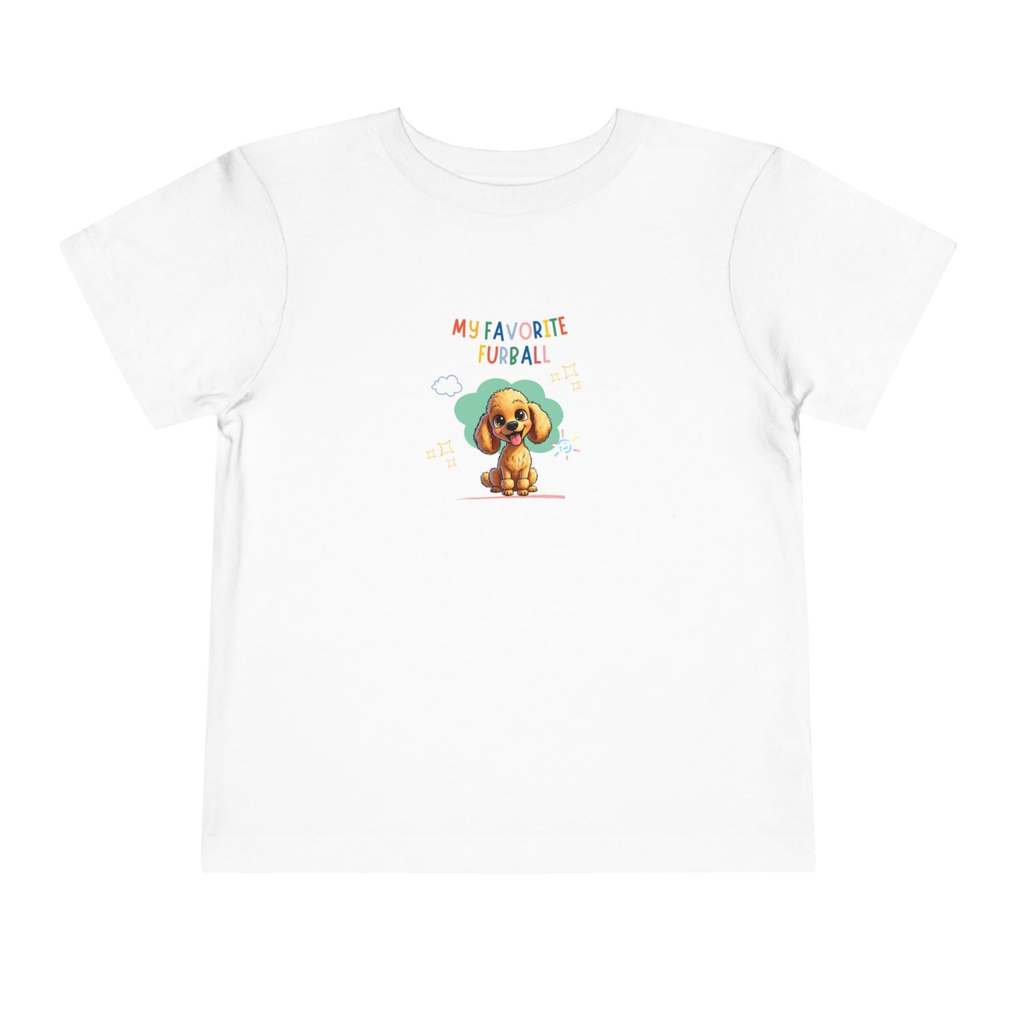 Poodle Favorite Furball Toddler Tee