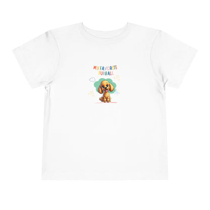 Poodle Favorite Furball Toddler Tee