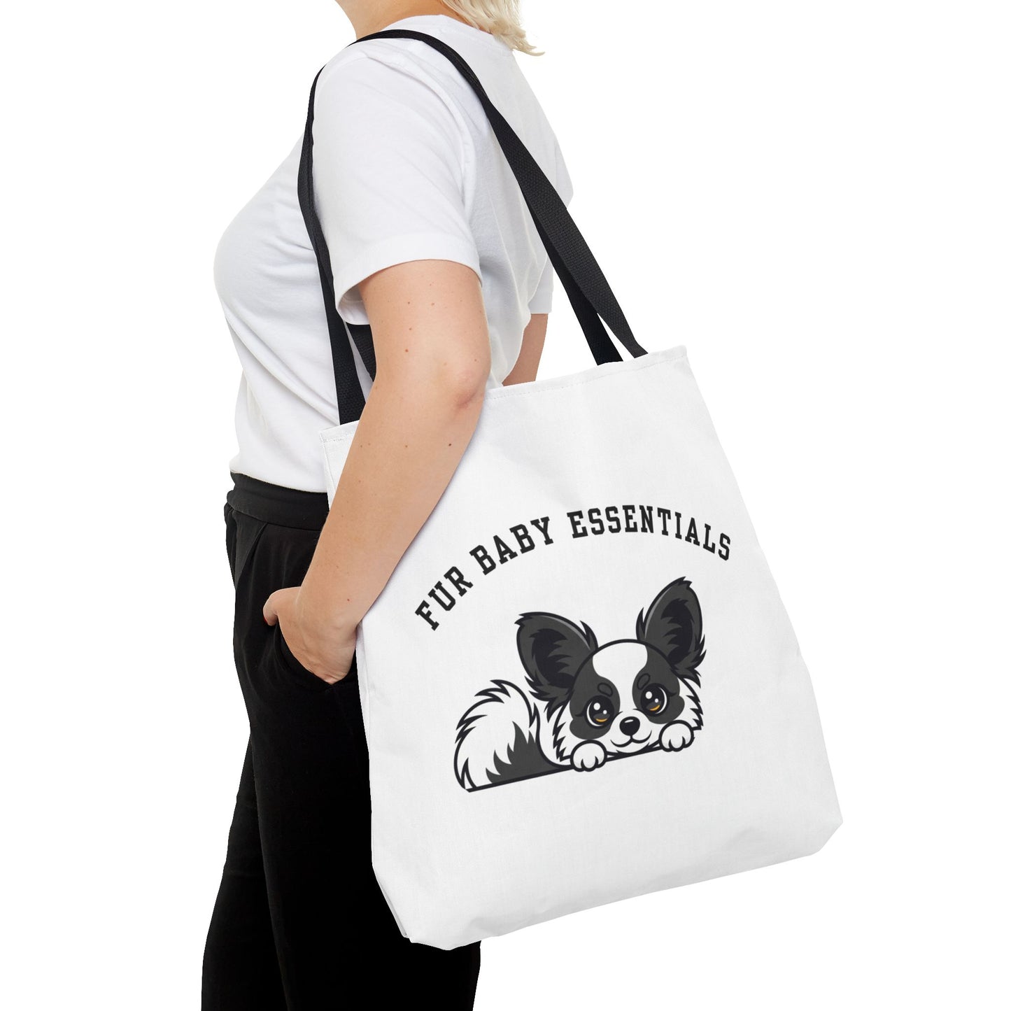 Papillon FurBaby Tote Bag