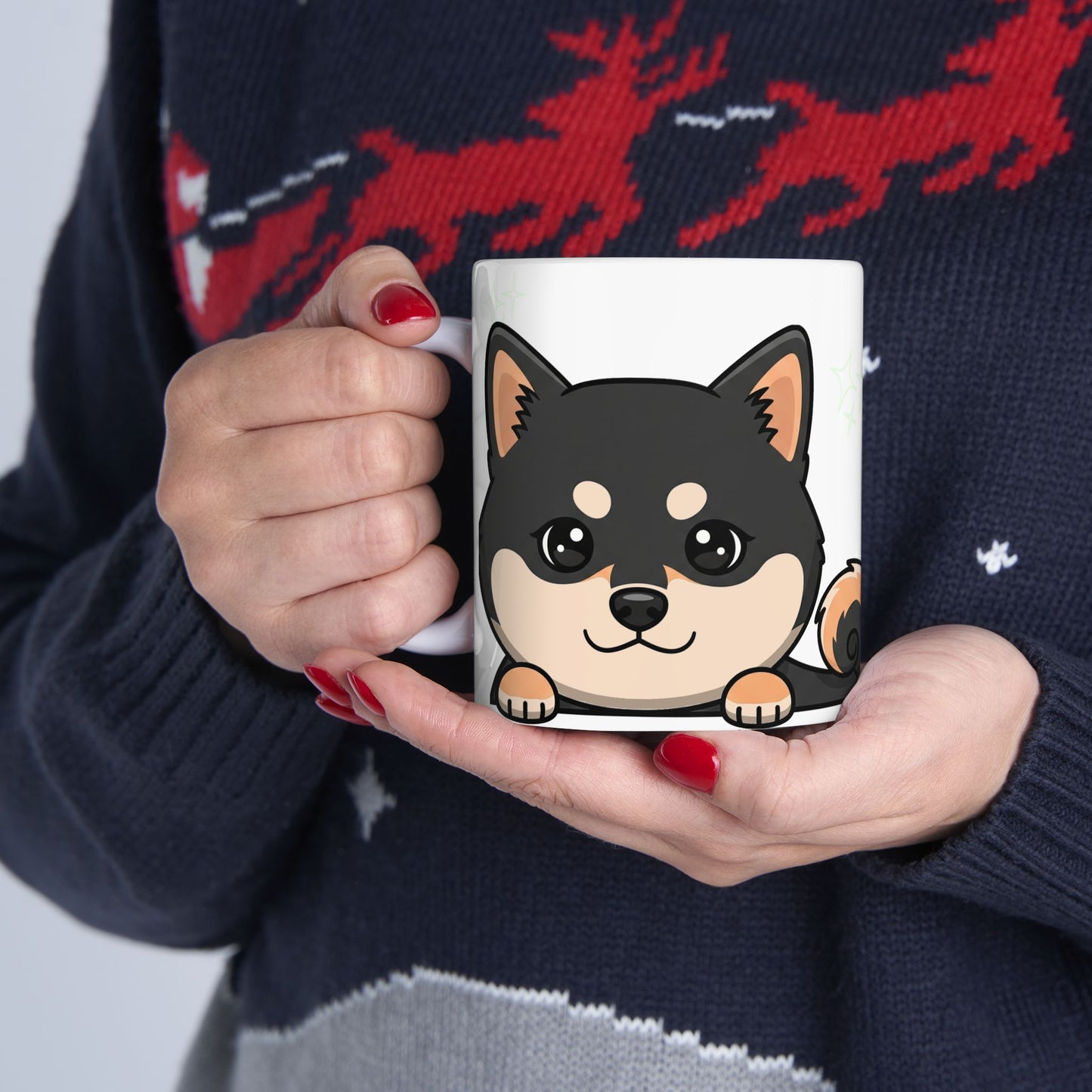 Shiba Inu Peek-a-Boo Mug | Best Shiba Mama Gift