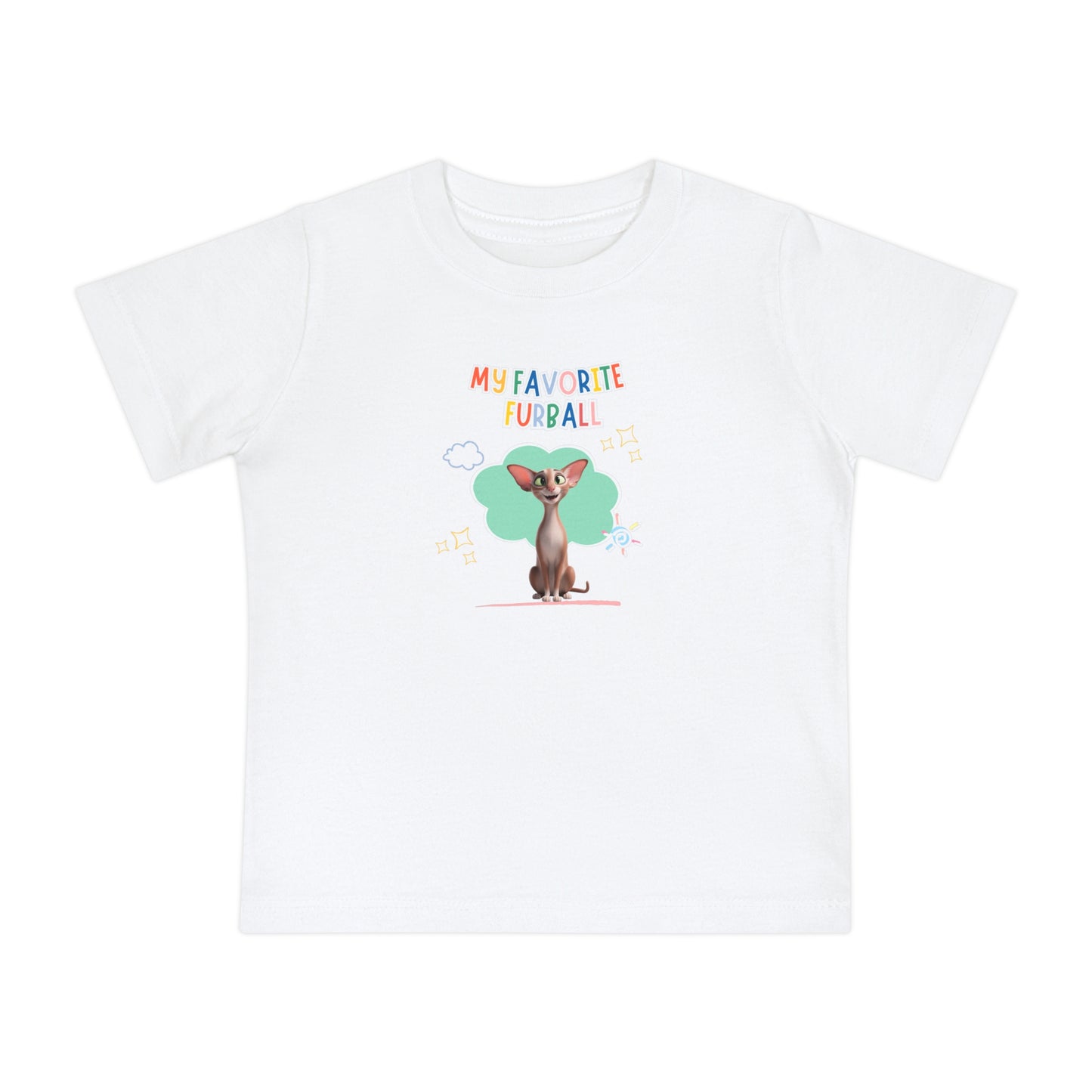 Oriental Shorthair Cat Favorite Furball Baby Tee