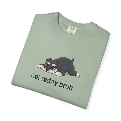 Schnauzer Not Today Bruh T-Shirt
