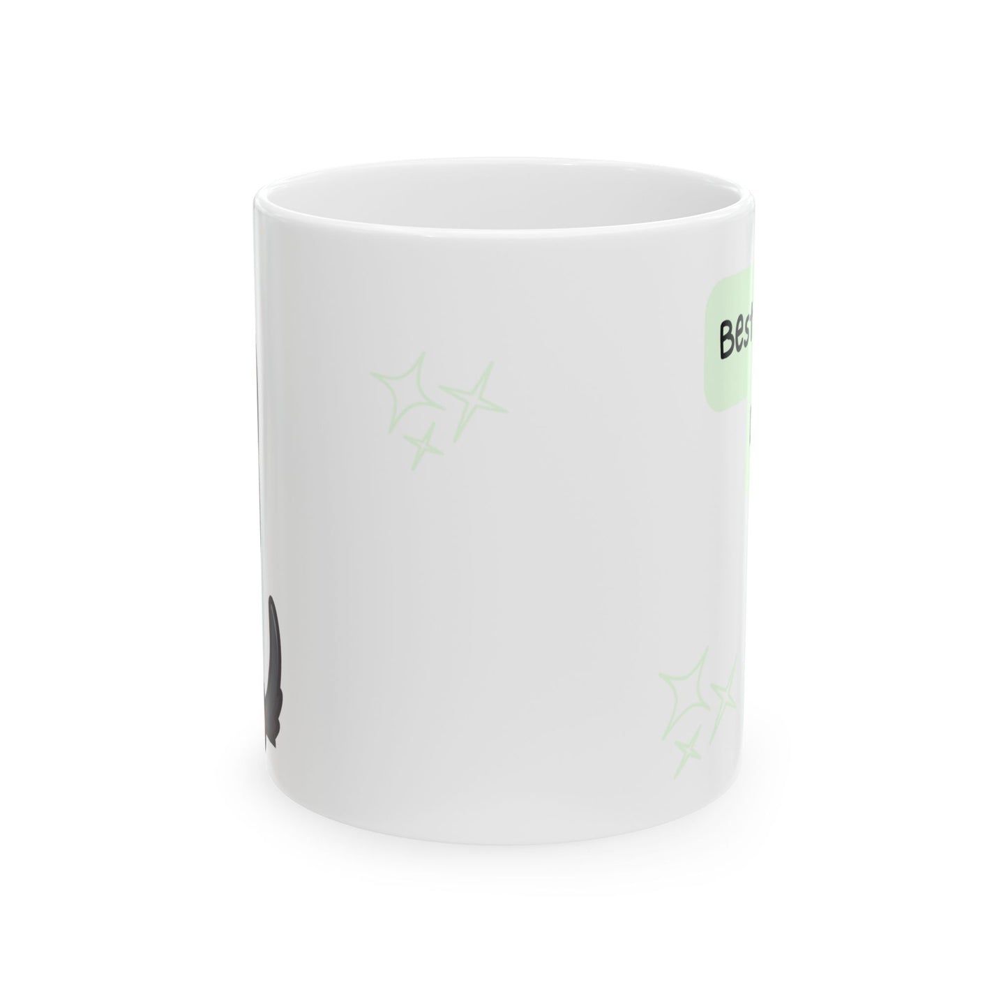 Doberman Peek-a-Boo Mug | Best Doberman Daddy Gift