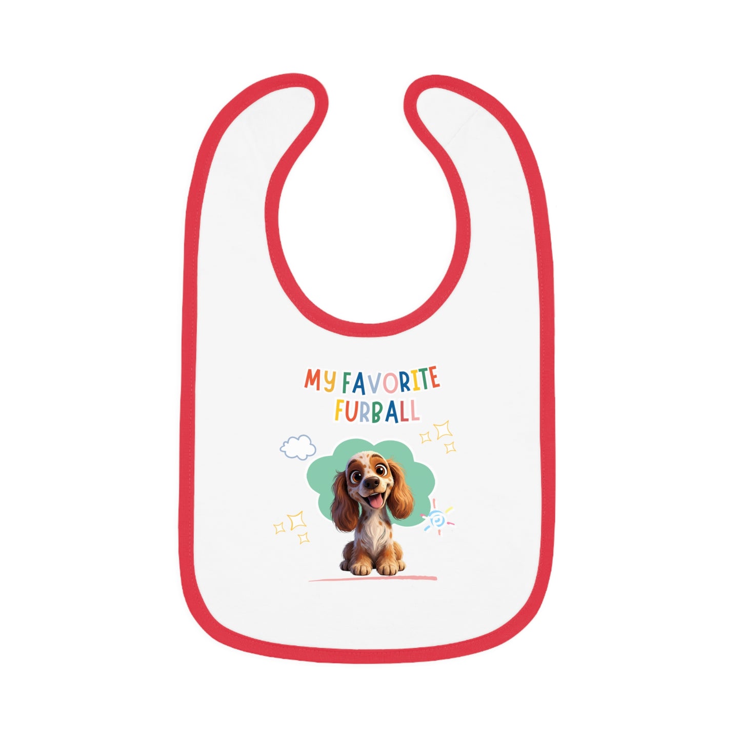 Spaniel Favorite Furball Baby Bib