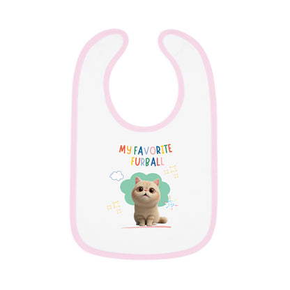 Exotic Shorthair Favorite Furball Baby Bib