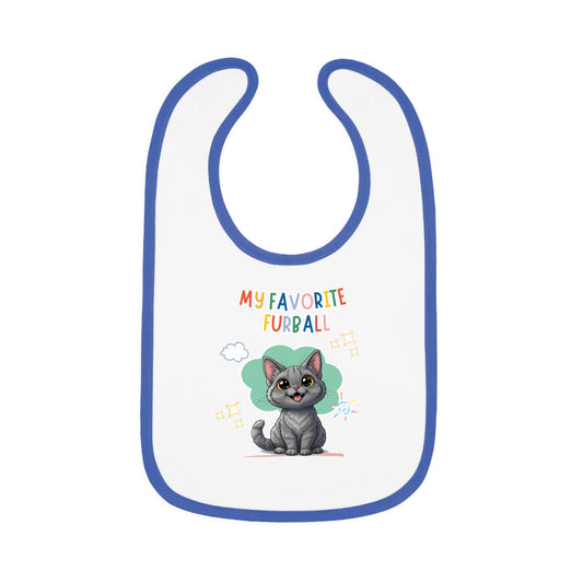 Selkirk Rex Favorite Furball Baby Bib