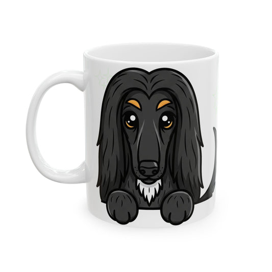 Afghan Hound Peek-a-Boo Mug | Best Afghan Hound Daddy Gift