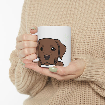 Lab Peek-a-Boo Mug | Best Labrador Retriever Daddy Gift
