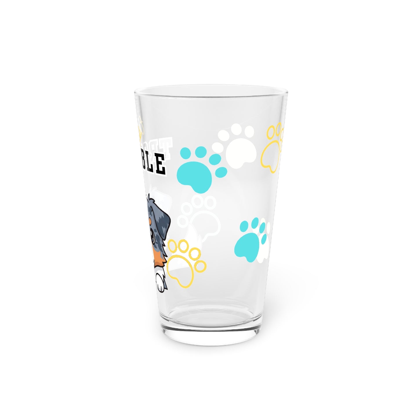 Aussie Tiny Trouble Pint Glass