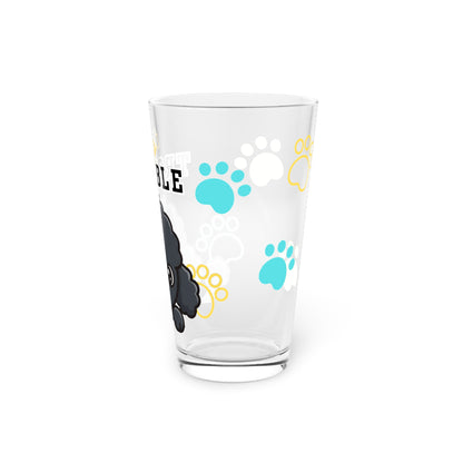 Poodle Tiny Trouble Pint Glass