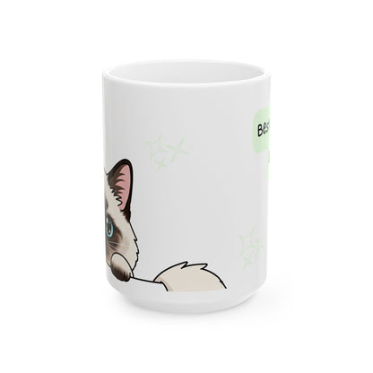 Siamese Peek-a-Boo Mug | Best Siamese Daddy Gift