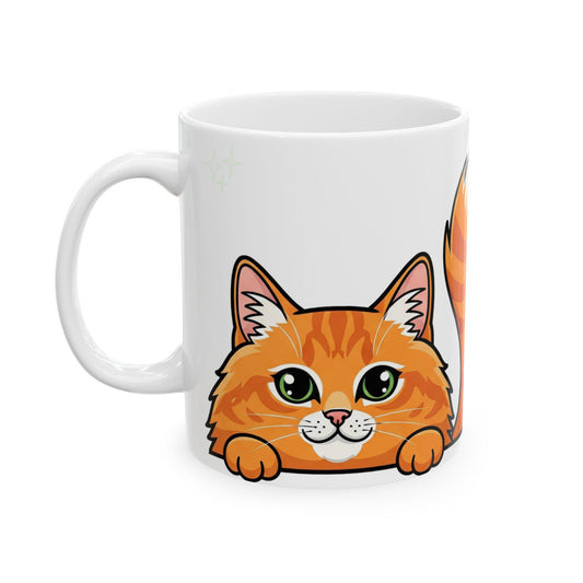 Cat Peek-a-Boo Mug | Best Cat Daddy Gift