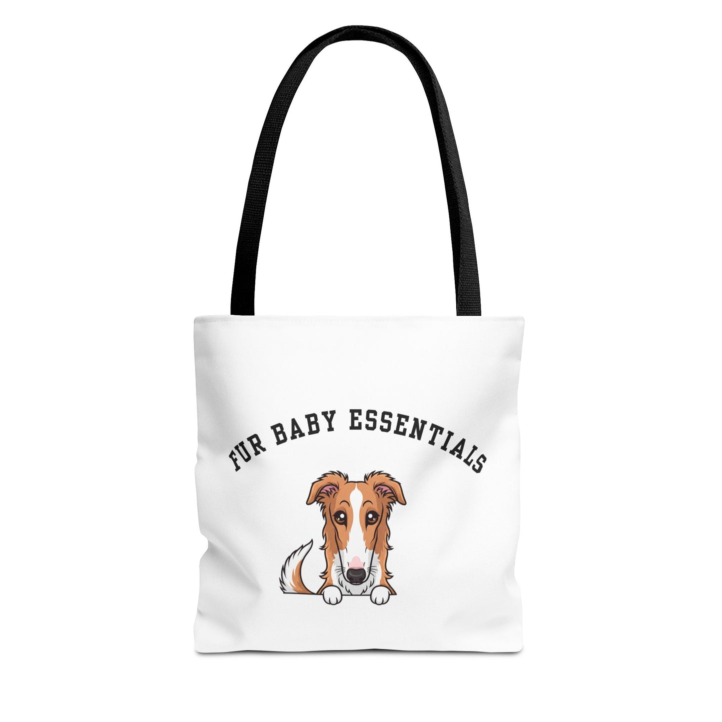 Borzoi FurBaby Tote Bag