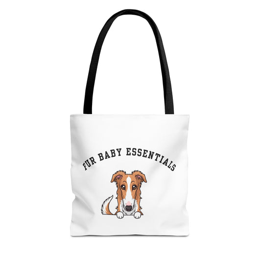 Borzoi FurBaby Tote Bag