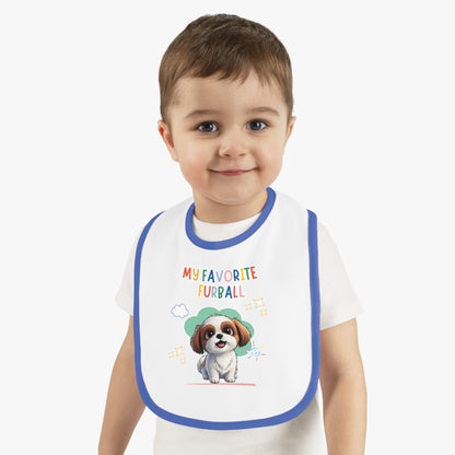 Shih Tzu Favorite Furball Baby Bib
