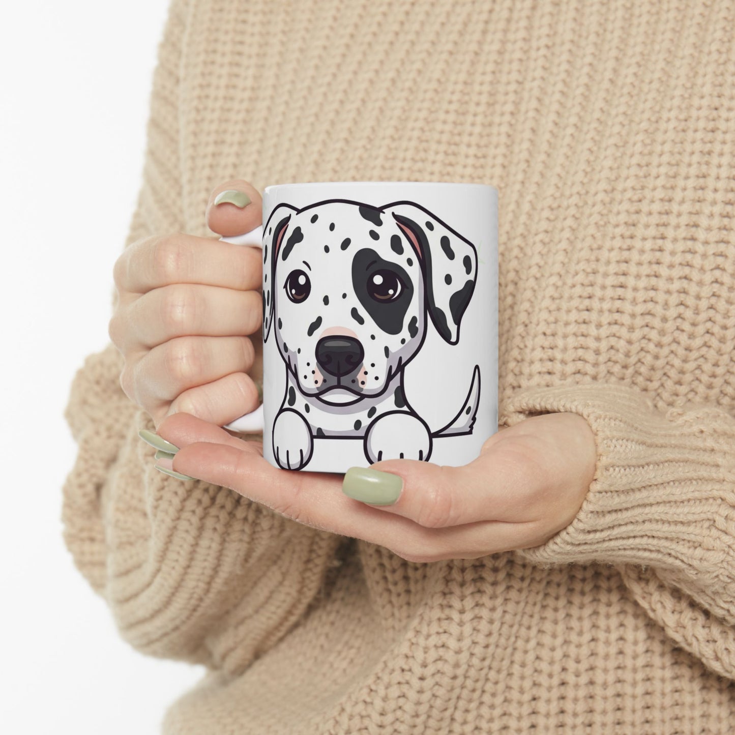 Dalmatian Peek-a-Boo Mug | Best Dalmatian Daddy Gift