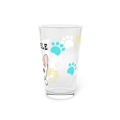 Devon Rex Tiny Trouble Pint Glass