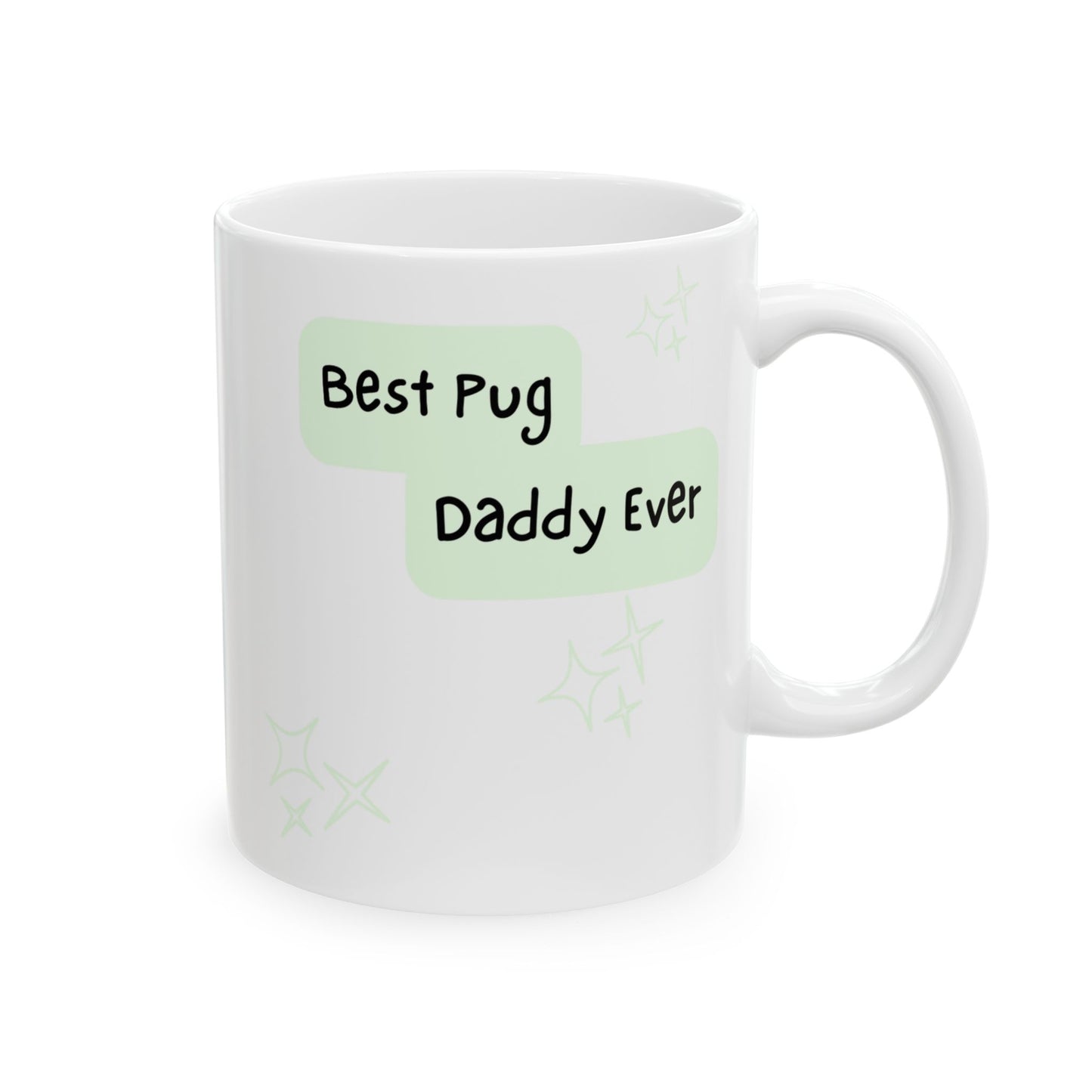 Pug Peek-a-Boo Mug | Best Pug Daddy Gift