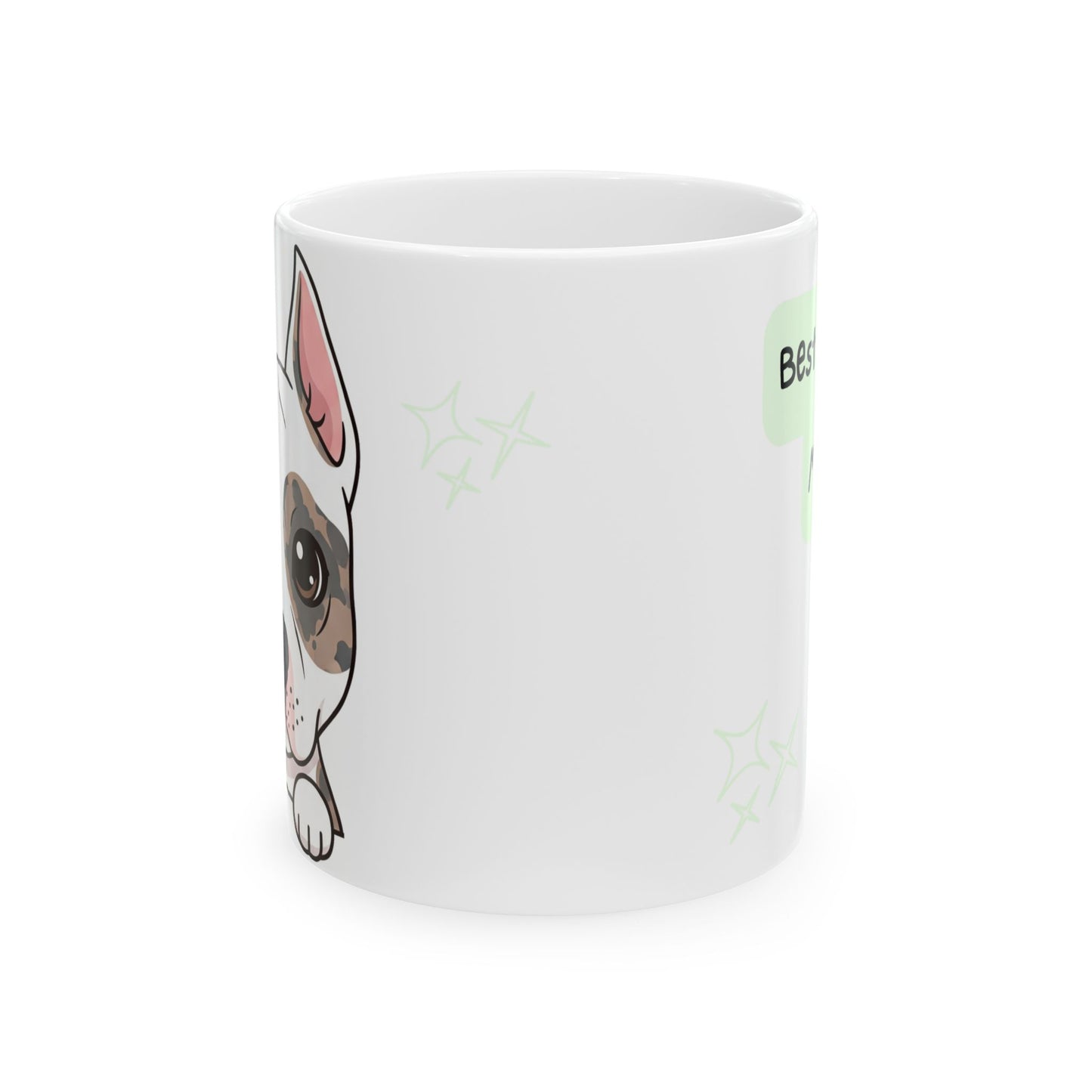 American Stafford Terrier Peek-a-Boo Mug | Best Staffy Mama