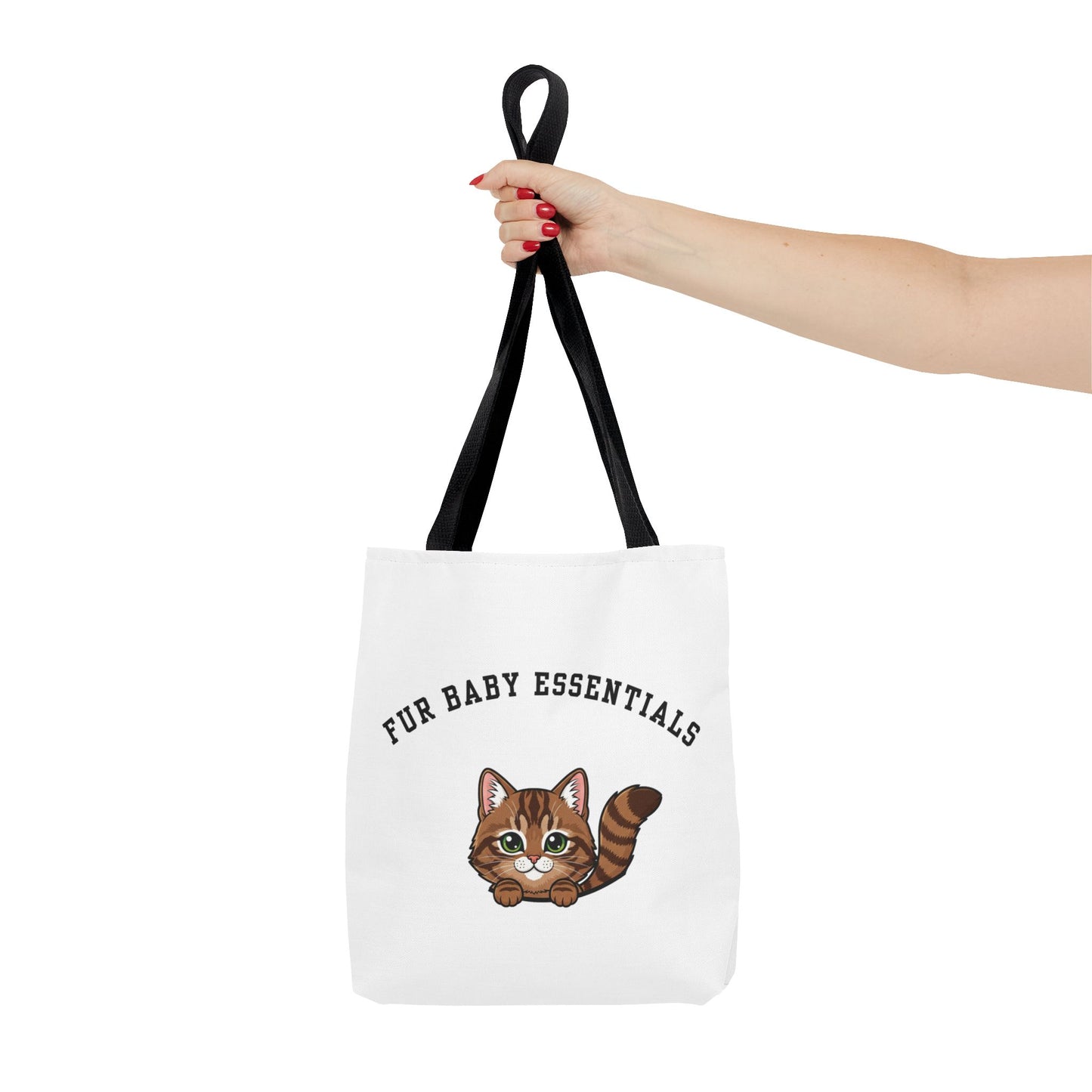 Short hair brown tabby cat FurBaby Tote Bag