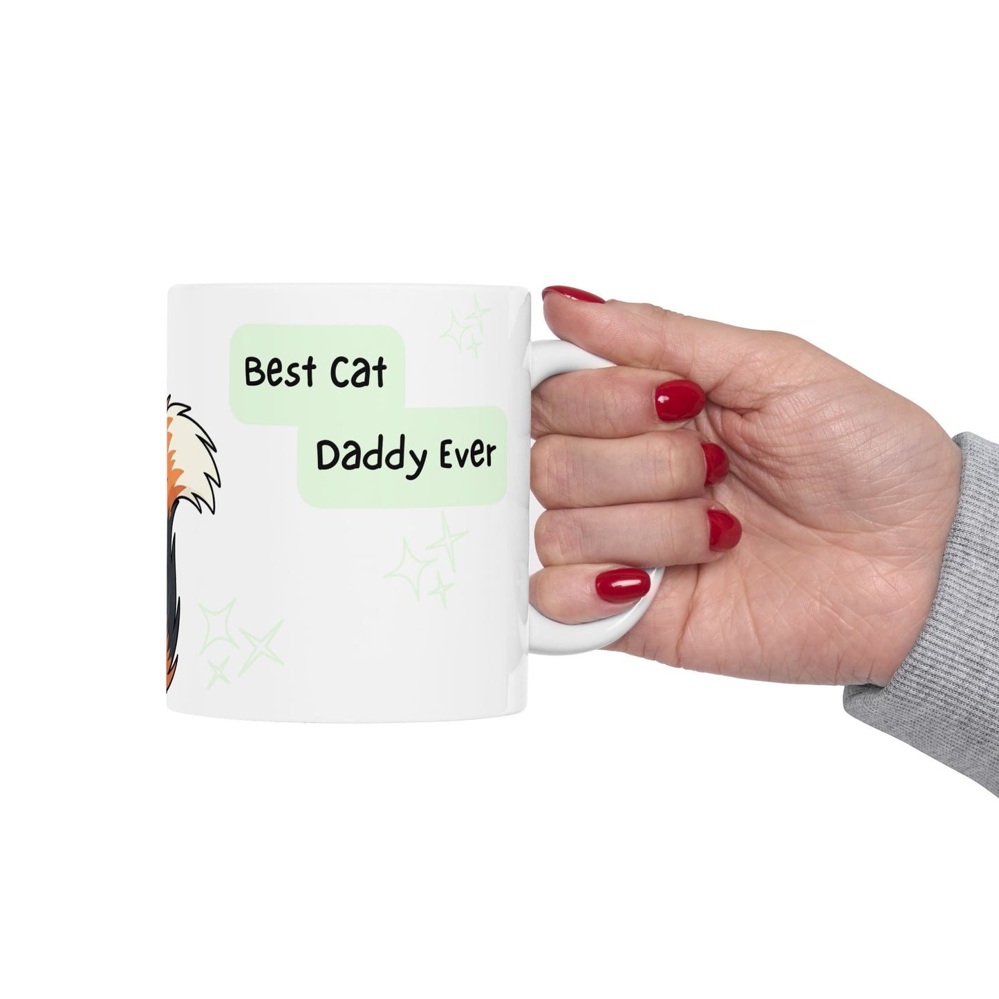 Cat Peek-a-Boo Mug | Best Cat Daddy Gift