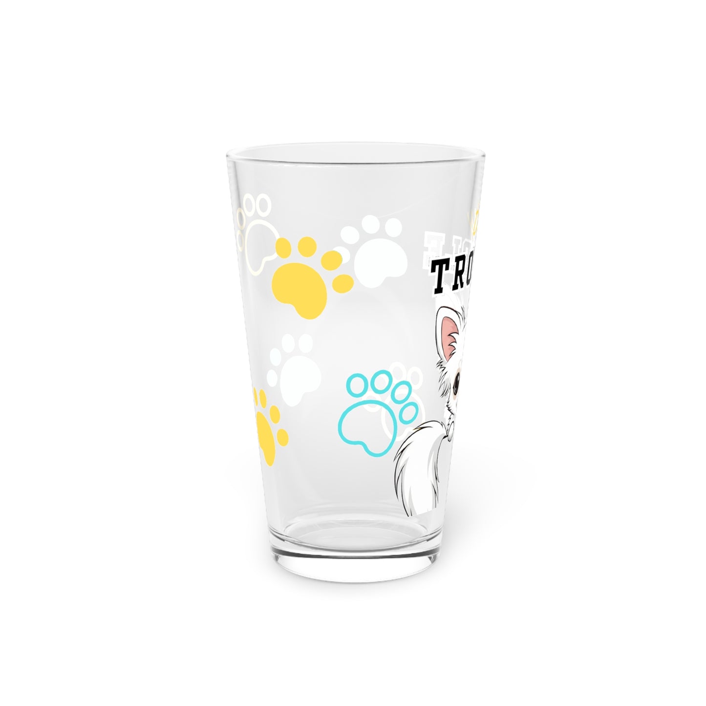 Chihuahua Tiny Trouble Pint Glass