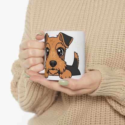 Welsh Terrier Peek-a-Boo Mug | Best Welshie Daddy Gift