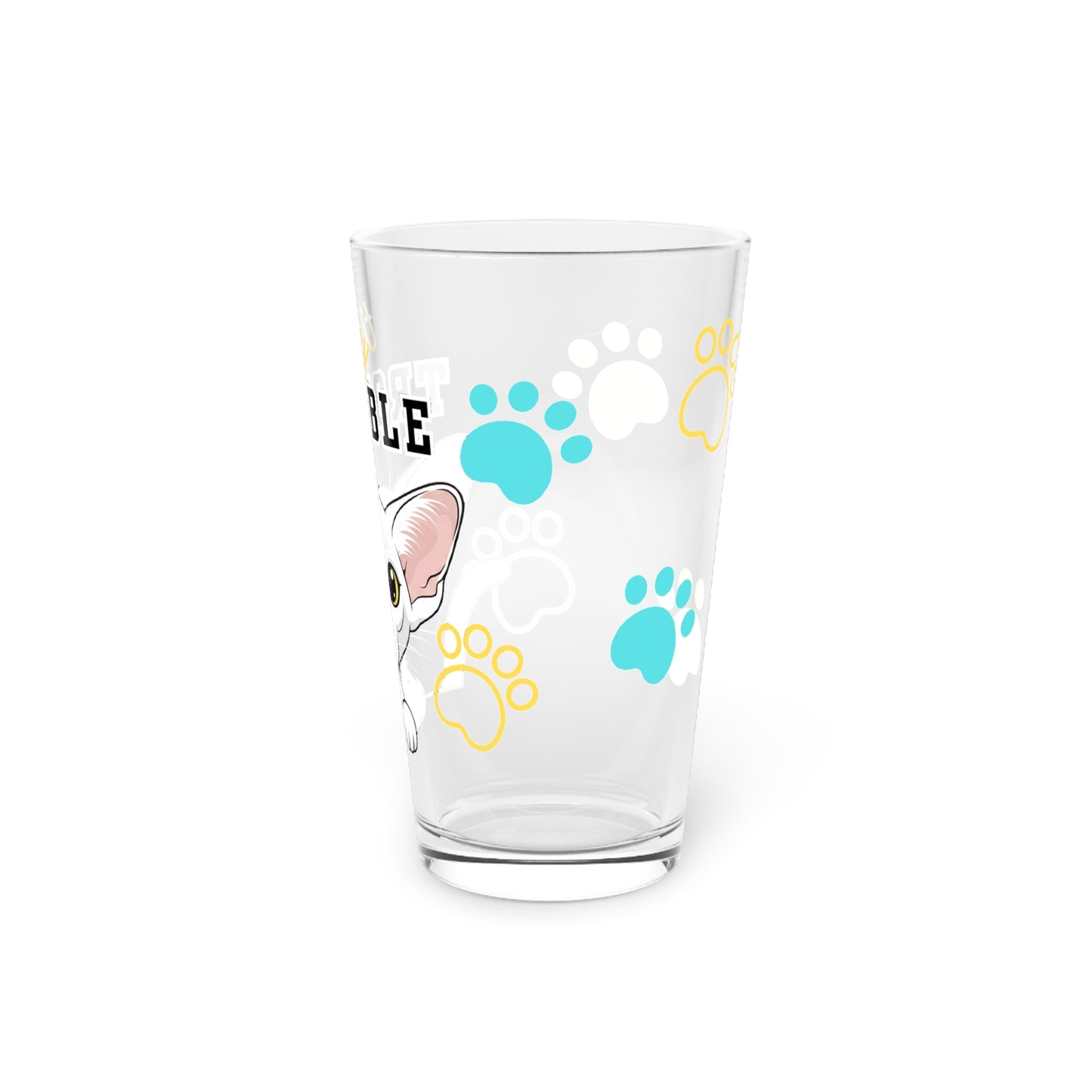 Oriental Shorthair Tiny Trouble Pint Glass