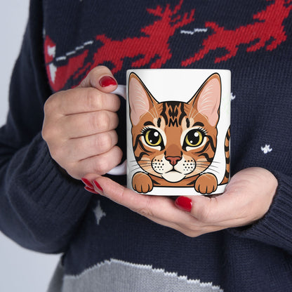 Egyptian Mau Peek-a-Boo Mug | Best Egyptian Mau Mama