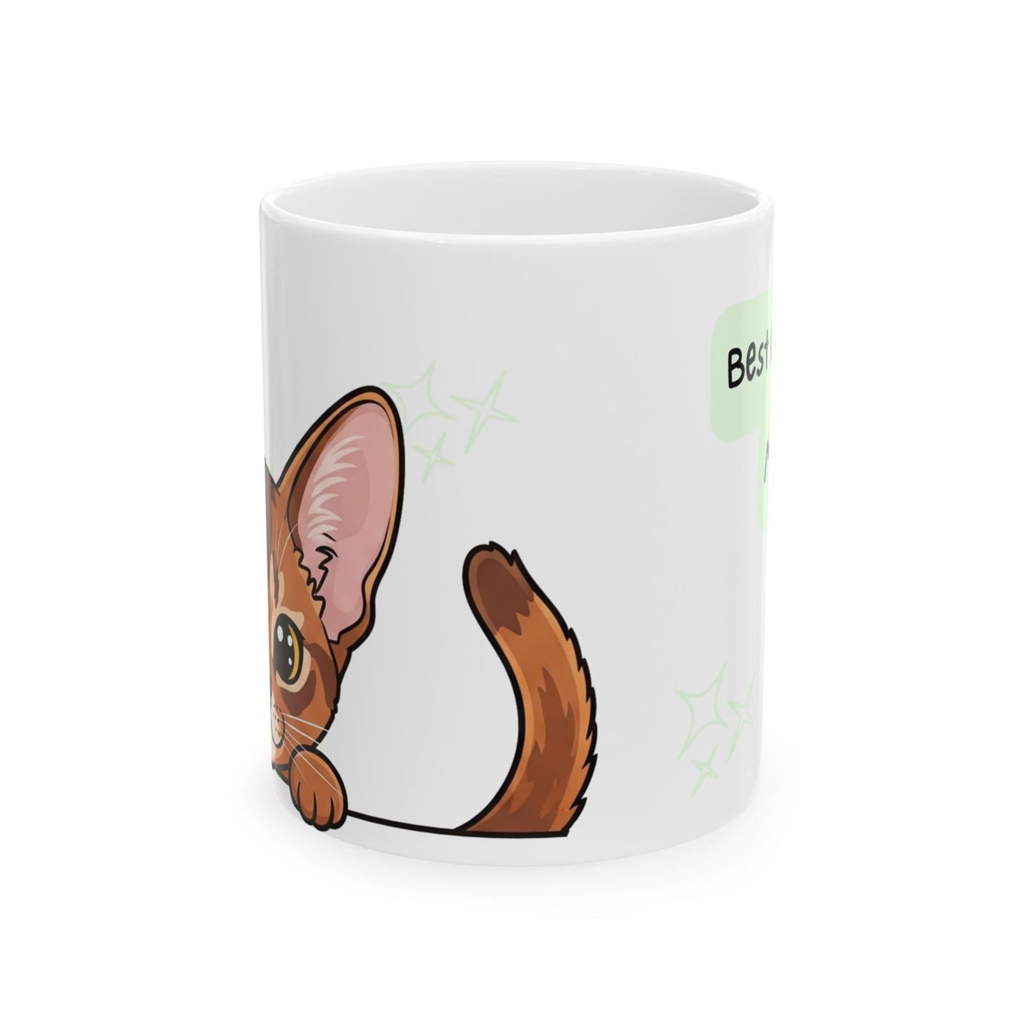 Abyssinian Peek-a-Boo Mug | Best Abyssinian Mama Gift