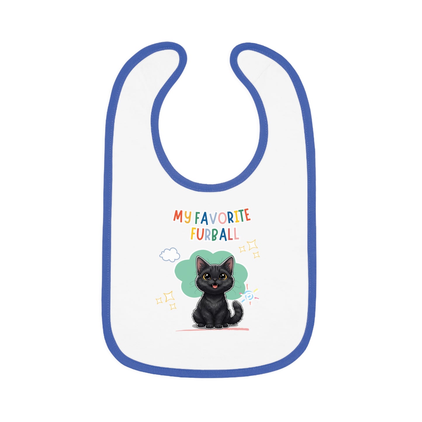 Selkirk Rex Favorite Furball Baby Bib
