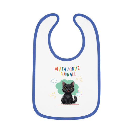 Selkirk Rex Favorite Furball Baby Bib