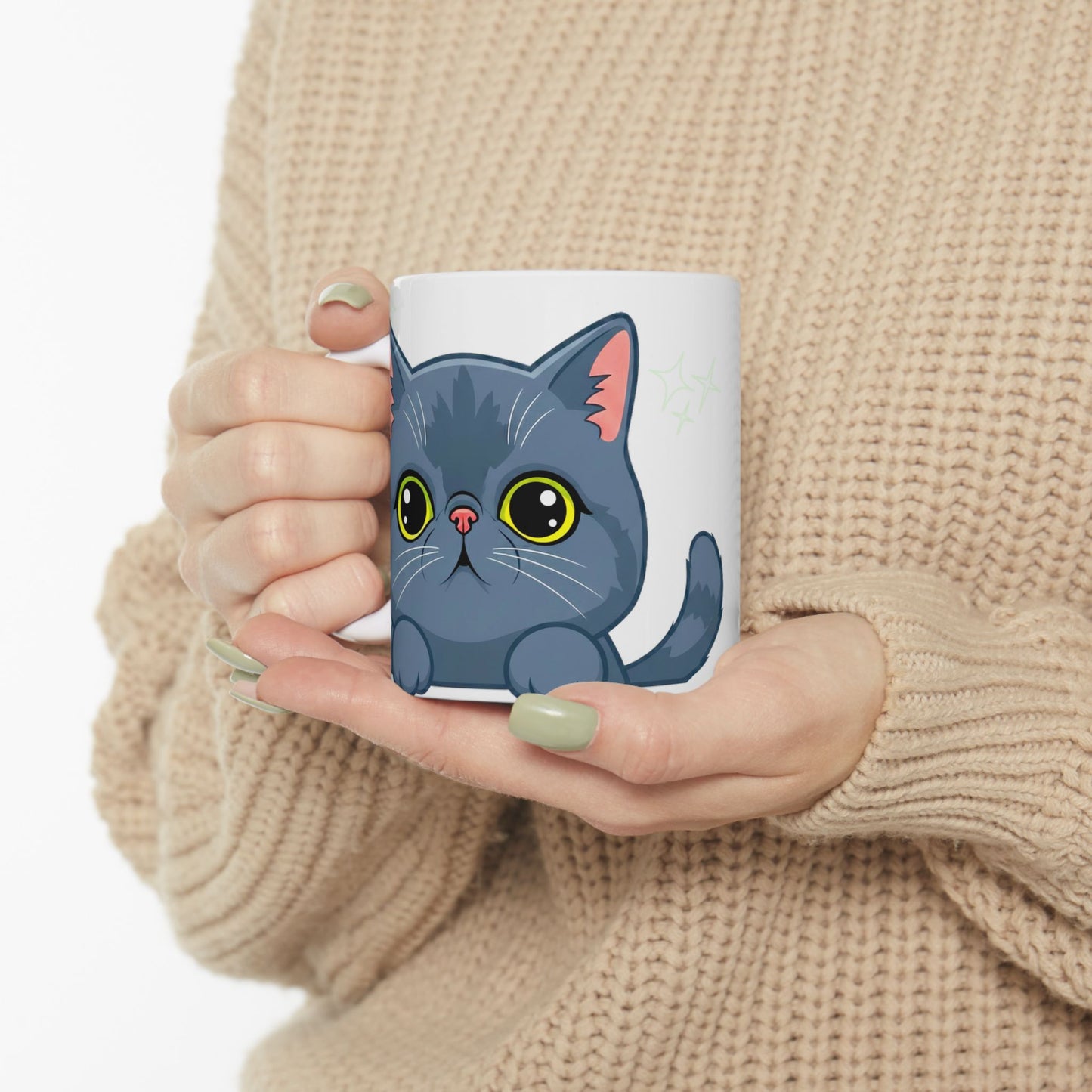 Exotic Shorthair Peek-a-Boo Mug | Best Exotic Shorthair Daddy