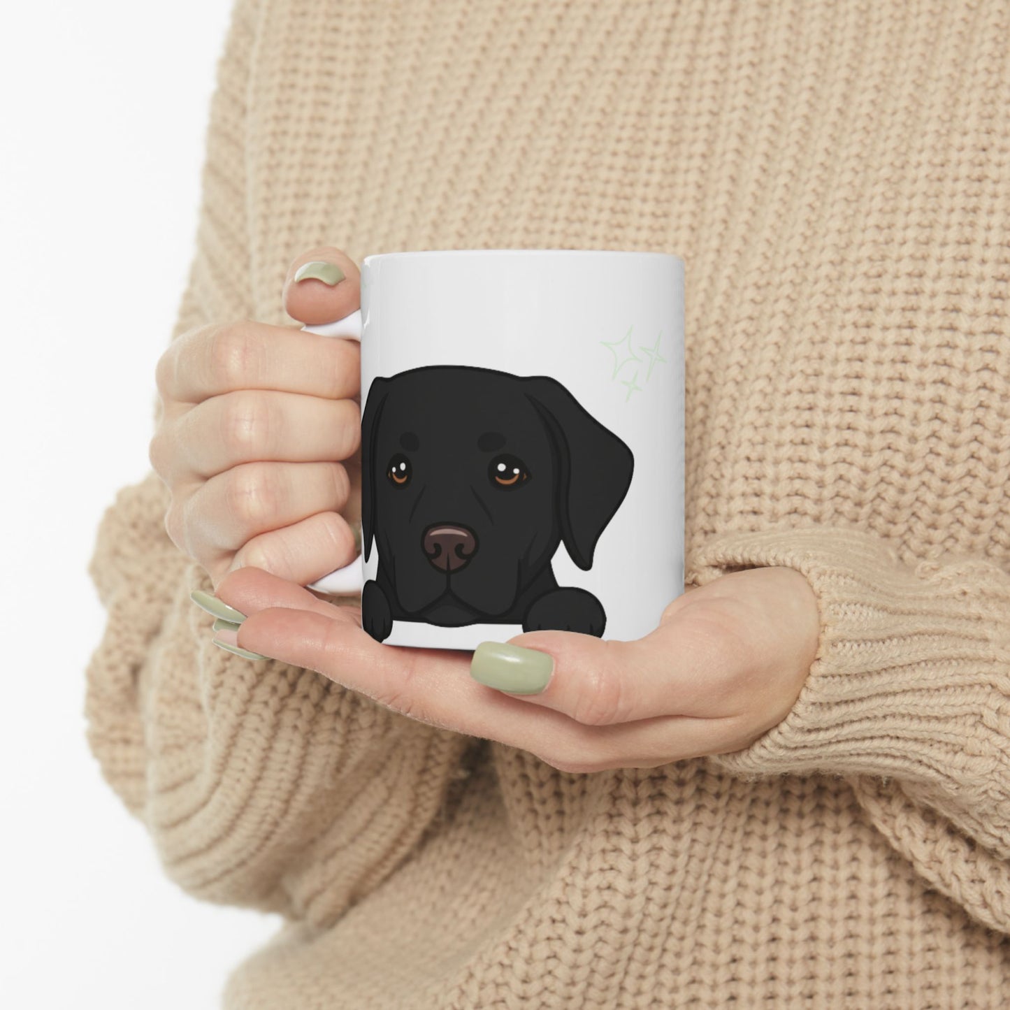 Lab Peek-a-Boo Mug | Best Labrador Retriever Daddy Gift